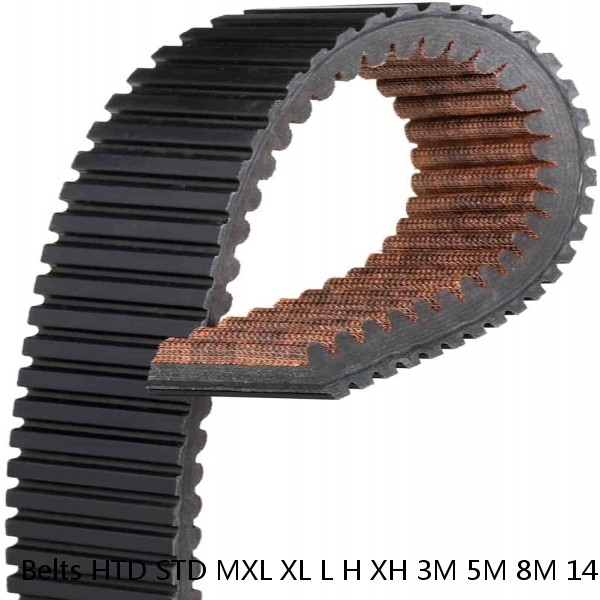 Belts HTD STD MXL XL L H XH 3M 5M 8M 14M 20M T5 T10 T20 Pu Or Rubber Industria Synchronous Power Transmission Toothed Timing Belts
